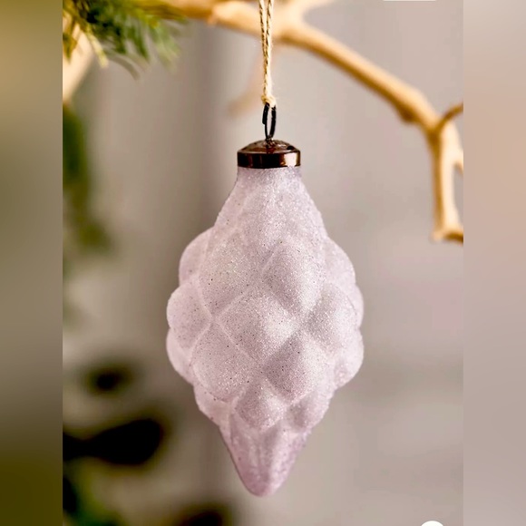 Anthropology frosted pine cone ornament. - Picture 1 of 2